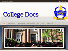 Tablet Screenshot of collegedocs.com